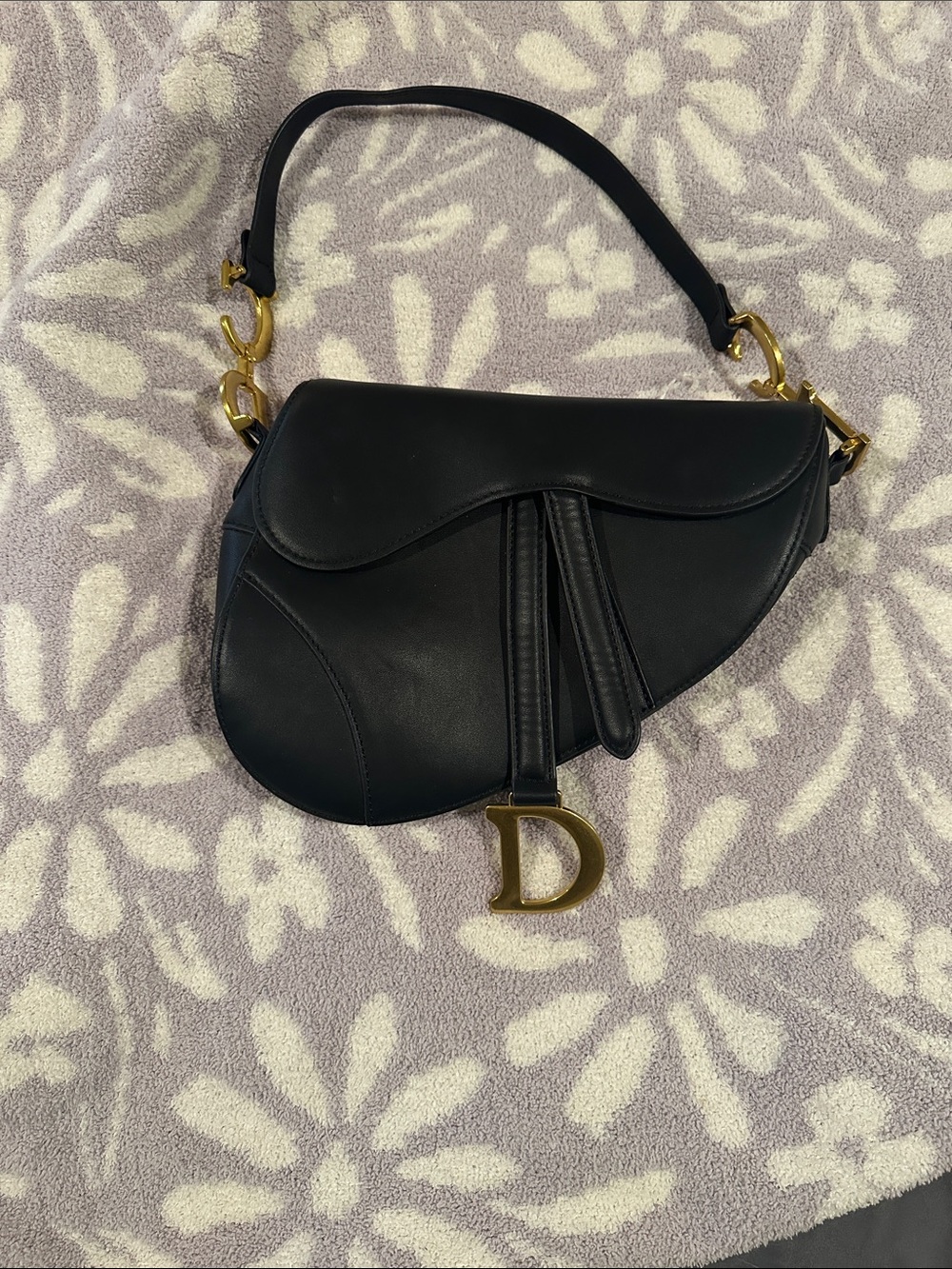 Black Saddle Bag